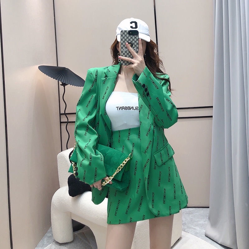 Set đồ Áo Blazer + chân váy nữ phong cách hàn quốc mẫu mới mã TT02 | BigBuy360 - bigbuy360.vn