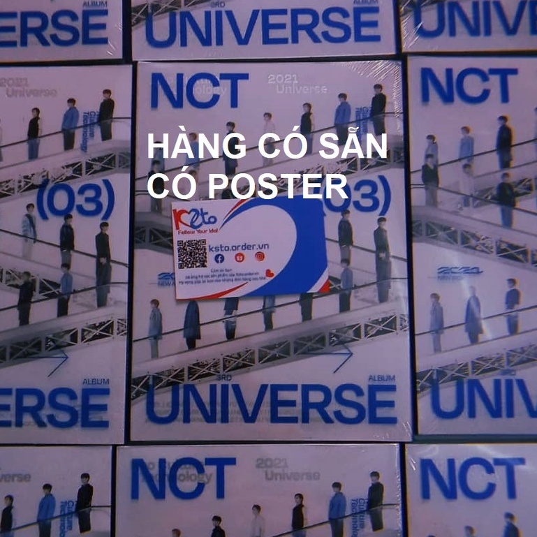 Album NCT 2021 - Universe + Quà 1 ảnh khổ A5 hình bias (ghi chú tên bias khi đặt hàng)