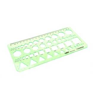 Thước Đo Nhựa Hình Lục Giác / Vuông / Lục