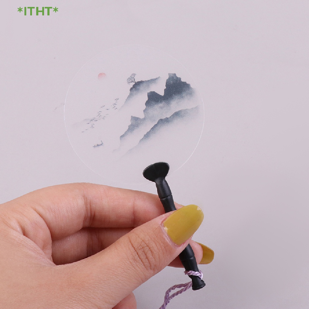 Set 2 Mô Hình Quạt 1: 12 Dùng Để Trang Trí Nhà Búp Bê Mới