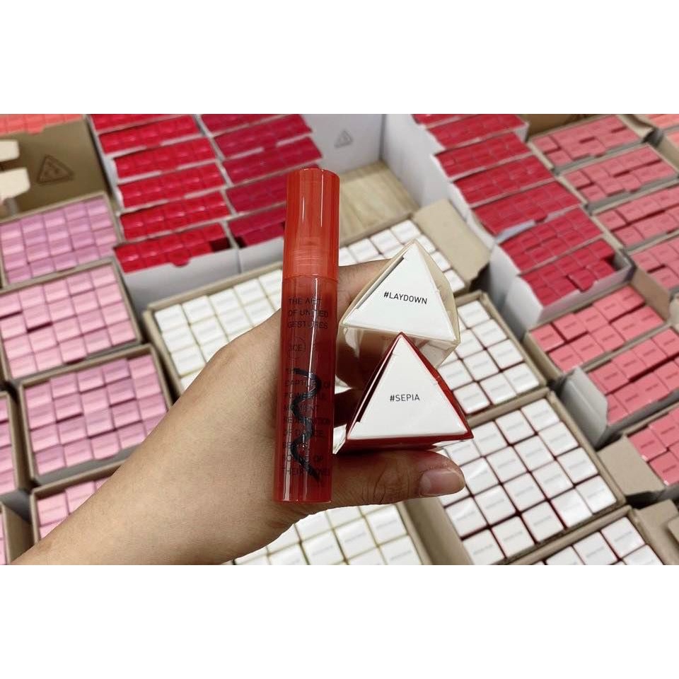 Son 3CE MY MOVES EDITION Blur Water Tint #SEPIA - đỏ gạch