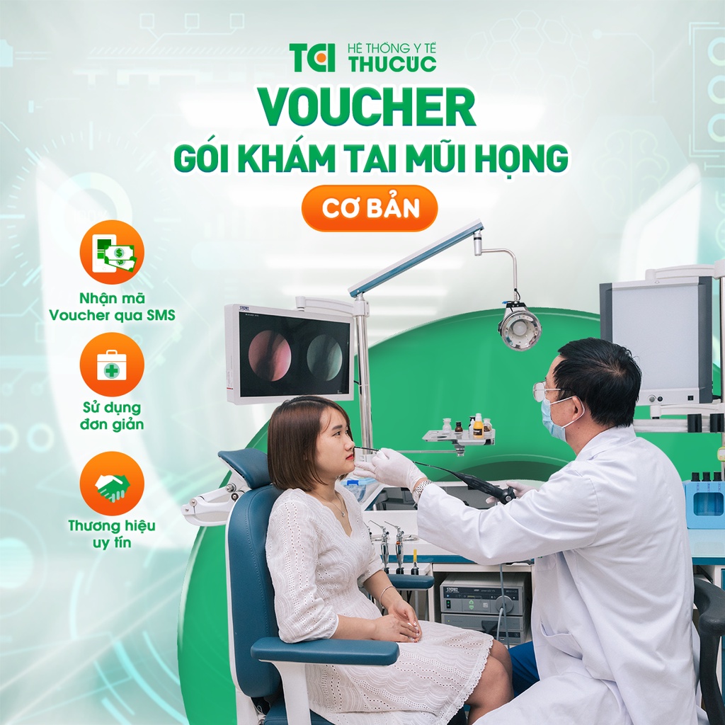 Gói khám - Khám tai mũi họng cơ bản phù hợp cho mọi lứa tuổi - Hệ Thống Y Tế Thu Cúc