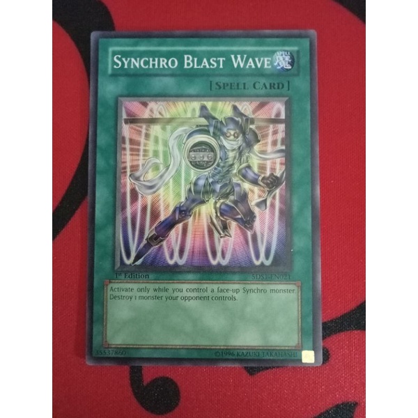 Synchro Blast Wave - 5DS1-EN021 - Common 1st Edition [ Bài Yugioh Chính Hãng ]