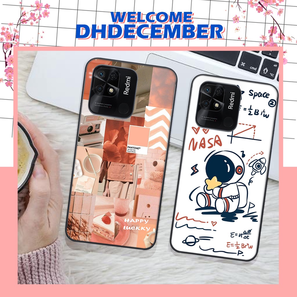 Ốp lưng Xiaomi REDMI 10C in hình nice ,good luck happy ốp xinh viền dẻo đẹp chất