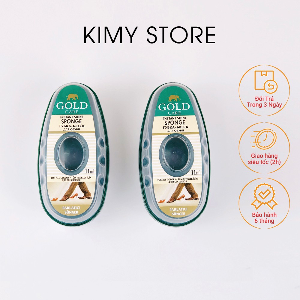 Xi mút đánh giày không màu, cho cả dép da, túi xách, ghế da kèm dầu dự trữ Goldcare - nhập khẩu Thổ Nhĩ Kì