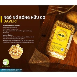 Ngô nổ bỏng hữu cơ Davert (500g)