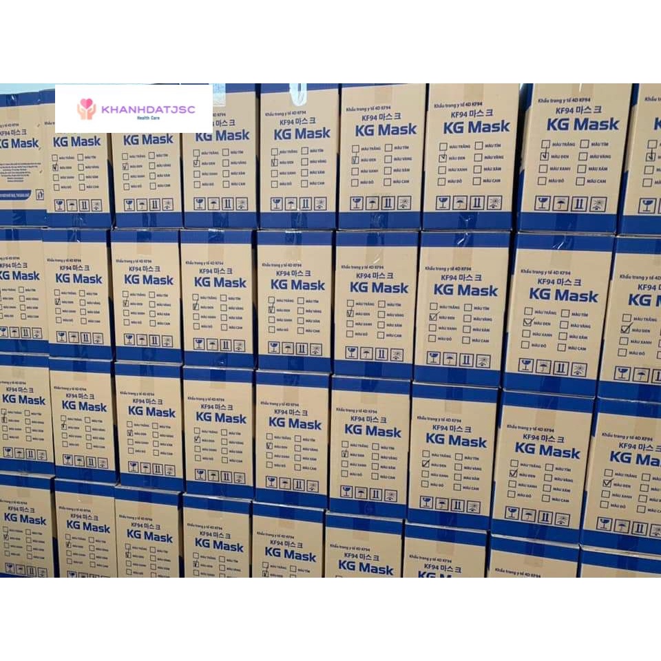 Khẩu trang 4D KG Mask chuẩn KF94 – phong cách Hàn Quốc
