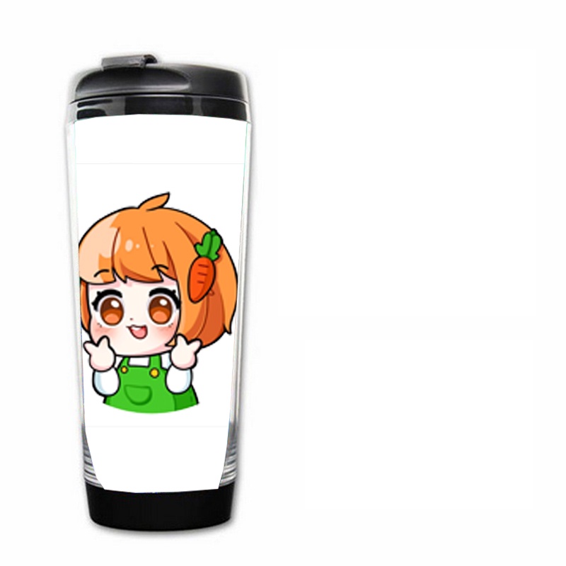 Bình nhựa đựng nước in hình HERO TEAM Simmy Phong cận Siro Mr Vịt Sammy Đào Kairon Kamui chibi anime