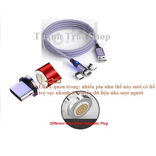 Cáp nam châm sạc nhanh Quick Charge 3.0  & truyền data dữ liệu với máy tính & điện thoại