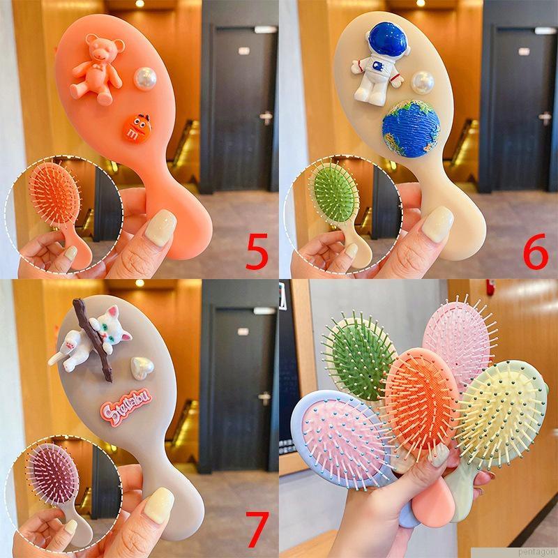 [Hàng mới về] Lược chải tóc chống tĩnh điện thiết kế hình hoạt hình xinh xắn dành cho trẻ nhỏ