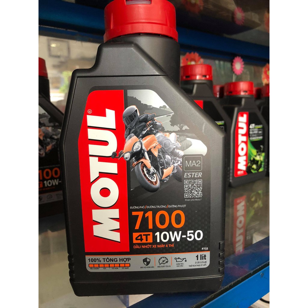 Dầu nhớt MOTUL 7100 4T 10W-50 1 lít