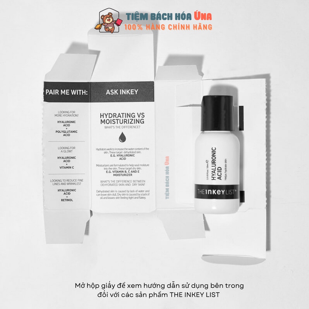 Serum cấp ẩm Hyaluronic Acid The INKEY List HA 30ml