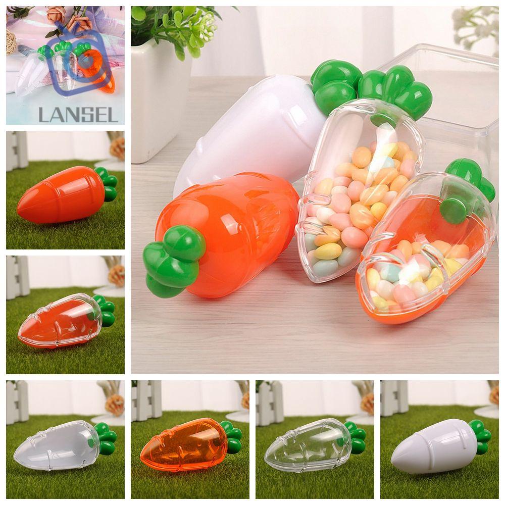 Hộp Đựng Kẹo Bằng Nhựa Hình Cà Rốt 2020 Sáng Tạo Trang Trí Tiệc Sinh Nhật/Tiệc Cưới Cho Bé