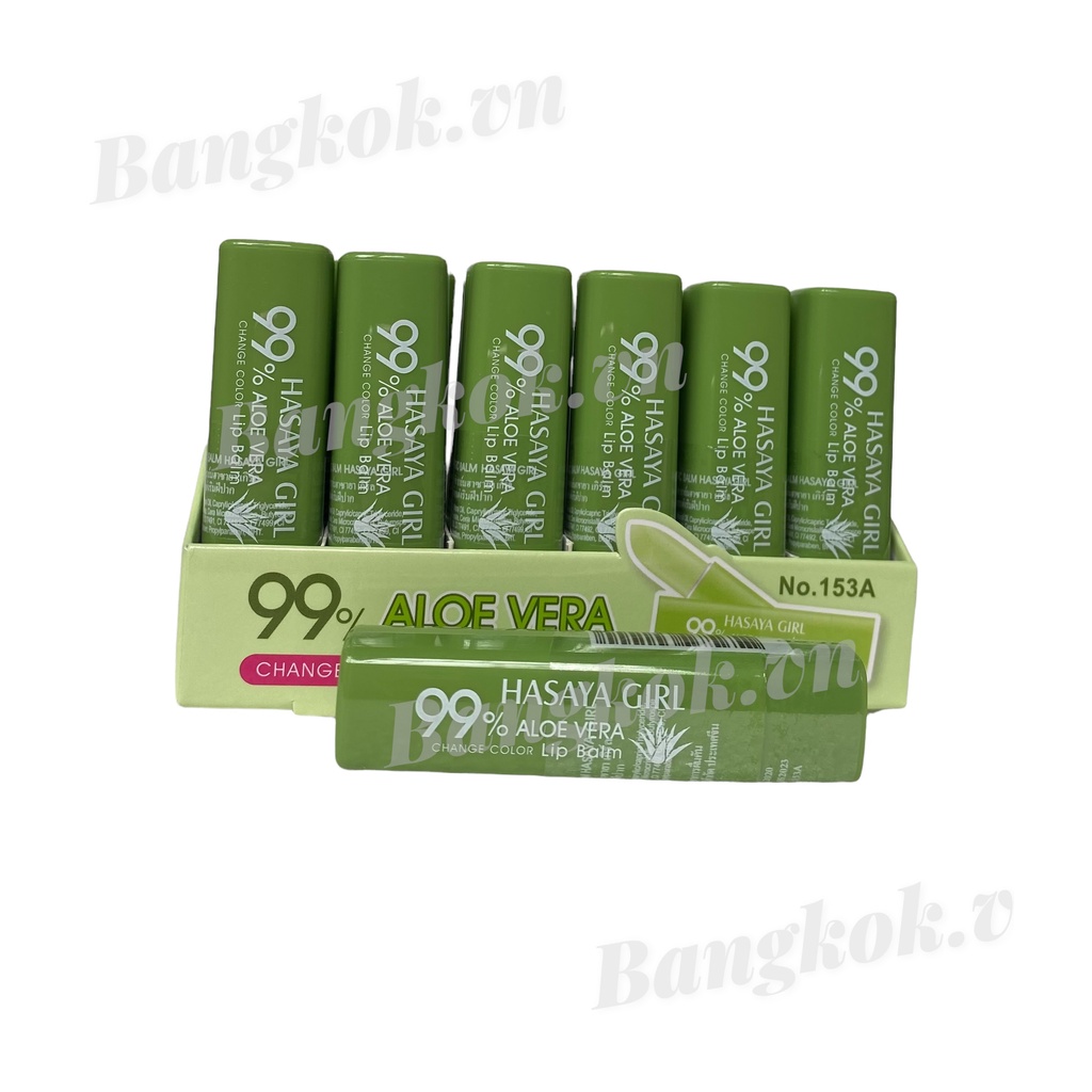 Son dưỡng môi Nha đam Hasaya Girl Aloe Vera 99% Thái Lan