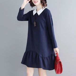 Váy Bầu Xanh Than Đuôi Cá