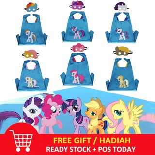 Bộ Áo Choàng Và Mặt Nạ Hóa Trang My Little Pony Dành Cho Bé Gái