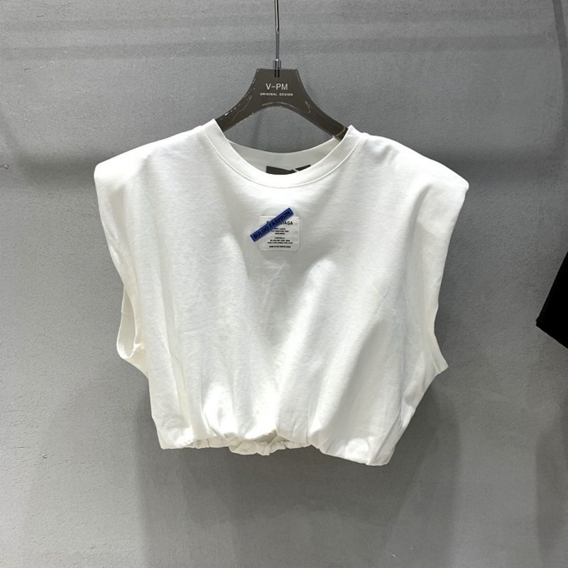 Áo Thun Cotton Không Tay Màu Sắc Đơn Giản Phong Cách Hàn Quốc Cho Nữ