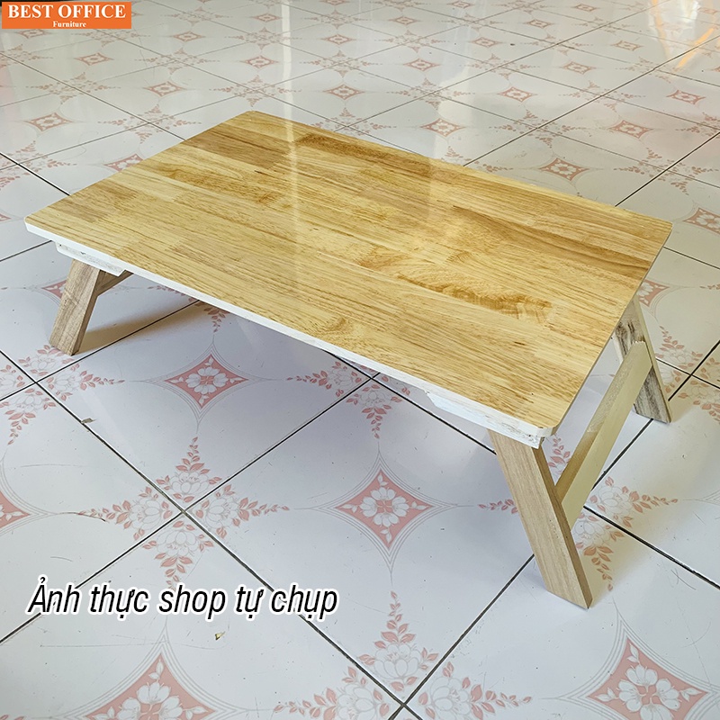 Bàn gấp mini đa năng gỗ tự nhiên 40x60x28 cm - bàn xếp nhỏ gọn siêu bền cho sinh viên, bé học bài