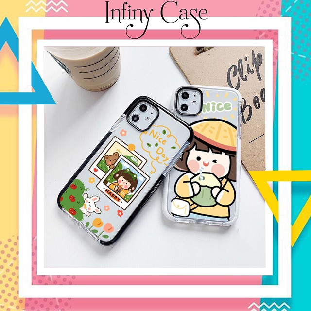 Ốp lưng iphone in chữ Nice day 6 6S 6Plus 6S Plus 7 8 7Plus 8Plus X XSMax 11 11 ProMax - Infinity Case M792