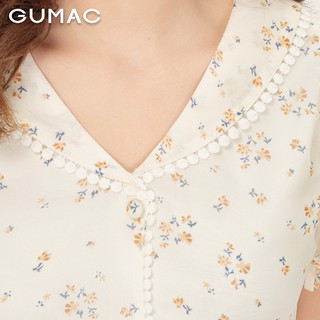Đầm hoa cổ đăng ten DA985 GUMAC
