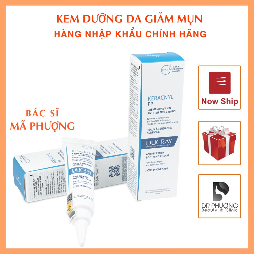 KEM MỤN DUCRAY KERACNYL PP ANTI-BLEMISH SOOTHING CREAM