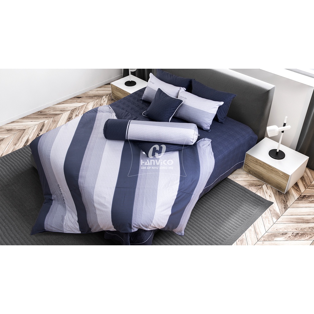 Vỏ gối ôm Hanvico chất liệu Cotton cao cấp,  Nhiều màu sắc