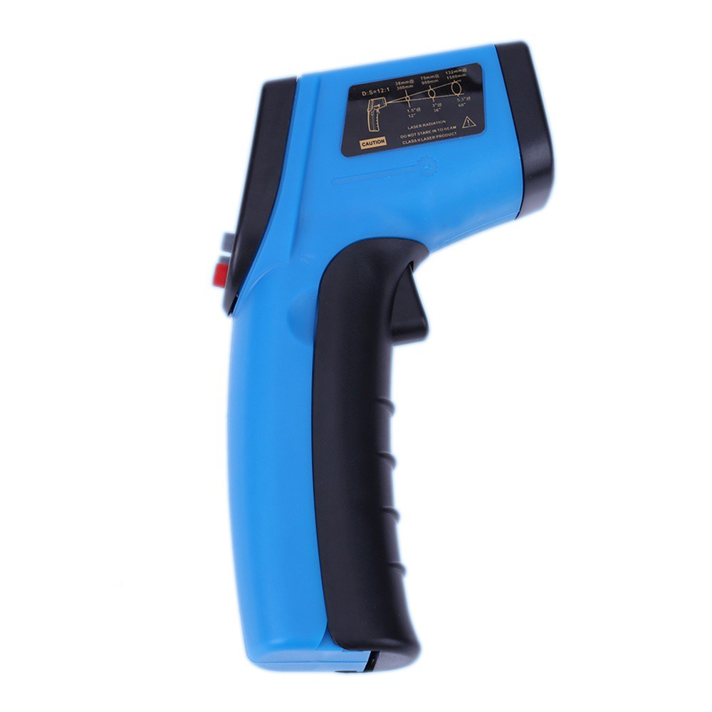 Bling GM320 Non-contact Digital Infrared Thermometer LCD Laser Gun Pyrometer GPQ