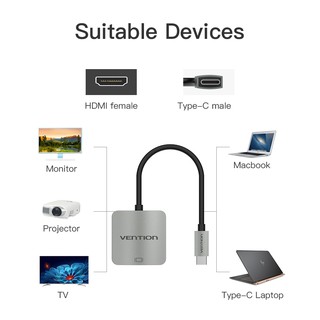 Cáp chuyển đổi Type-C ra HDMI - Vention CGLHA