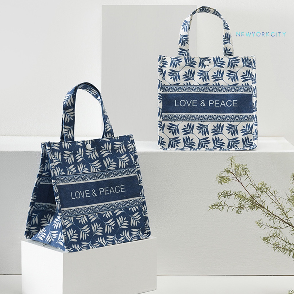 Túi Đựng Hộp Cơm Trưa Cách Nhiệt Chống Dầu Gọn Nhẹ Di Động Tiện Dụng