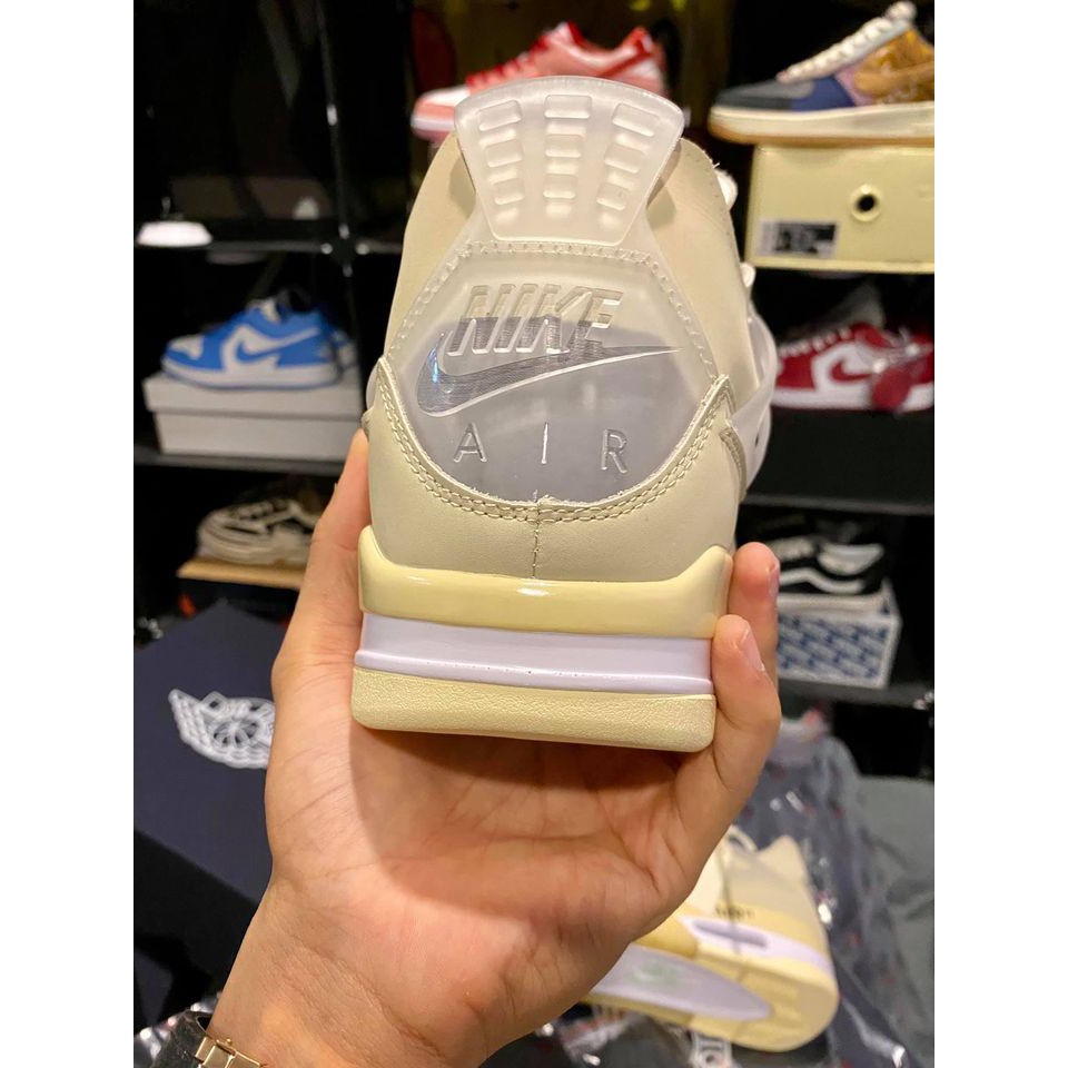 [RenStore] Giày Off White ™ x Air Jordan 4 "Cream/Sail" OW