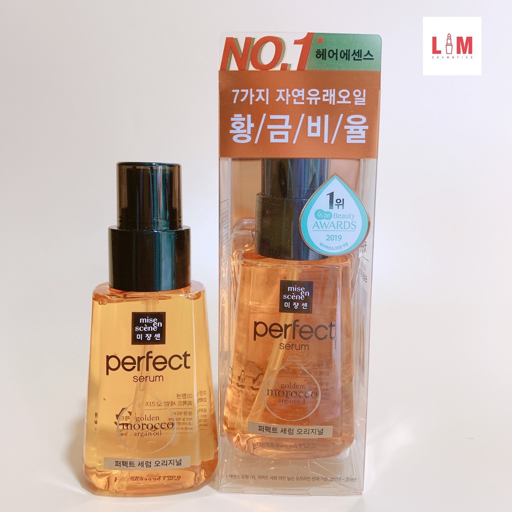 Tinh Dầu Dưỡng Tóc Mise En Scene Perfect Serum Golden Marocco Argan Oil 80ml [Chính Hãng]