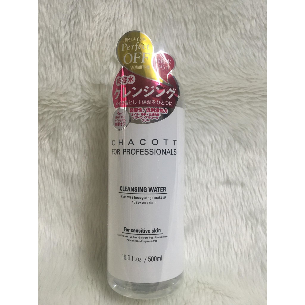 Nước tẩy trang Chacott for Professional 500ml