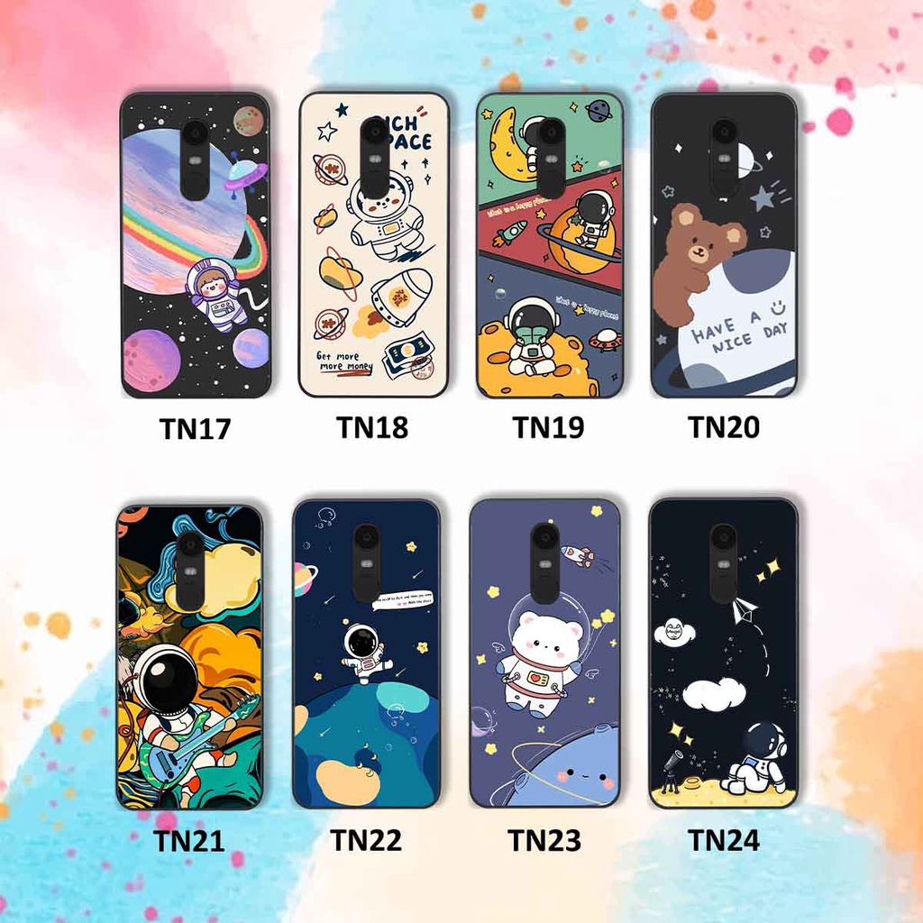 Ốp Xiaomi Redmi Note 4/ Note 4x / Redmi 5 Plus in hình vũ trụ, phi hành gia bầu trời cute dễ thương