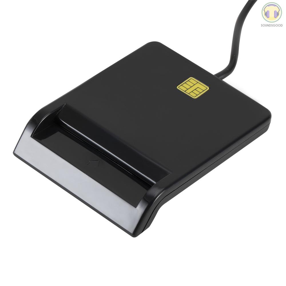 Đầu đọc thẻ thông minh USB 2.0/ IC/thẻ ngân hàng/ ID EMV USB-CCID ISO7816 cho Windows 7/ 8/ 10/ Linux