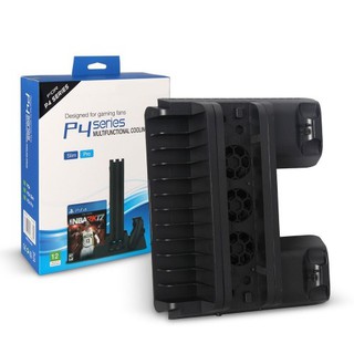 Chân đế quạt tản nhiệt + sạc tay cầm 3 in 1 cho ps4 ,ps4 slim vàps4 pro