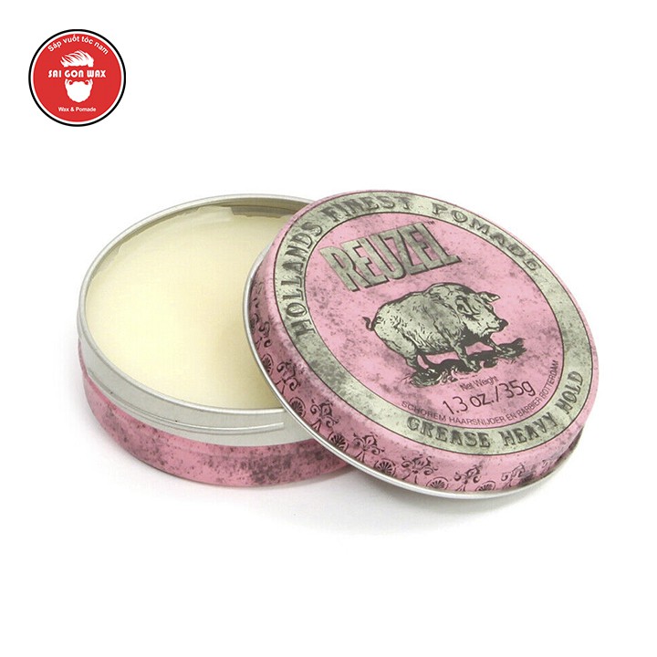 Sáp vuốt tóc Reuzel Pink Pomade - hồng