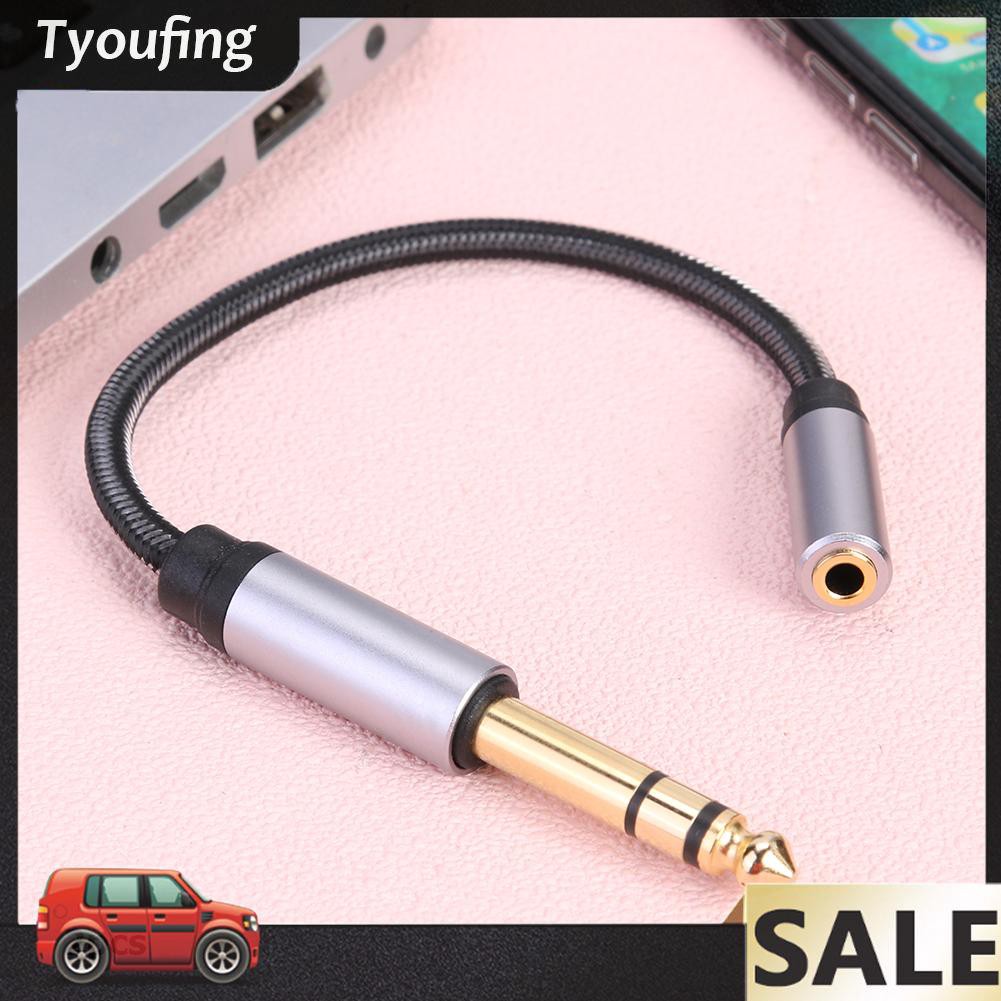 2 Cáp Chuyển Đổi Từ Cổng 3.5 mm Sang Giác Cắm 6.35mm Trs Nylon