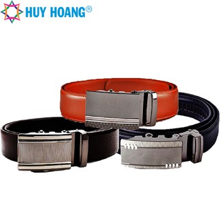 Thắt lưng nam da bò Huy Hoàng 3,2 phân nhiều màu LS4131-32-33 ( Đầu khoá ngẫu nhiên)