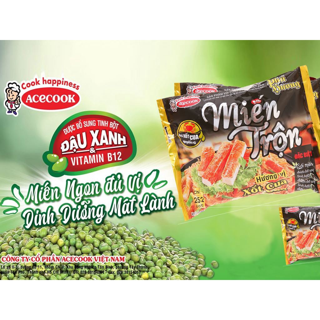 Thùng 24 gói Miến Xào Phú Hương Hương Vị Xốt Cua 60G