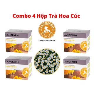 Combo 4 Hộp Trà Hoa Cúc Túi Lọc Langfarm, Hộp 20 Tép - MSN181610