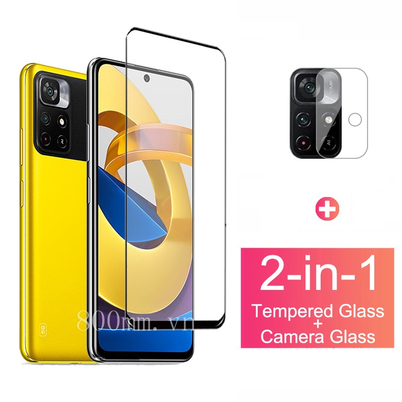 Kính cường lực cho Xiaomi POCO M4 Pro 5G POCO M3 F3 X3 NFC GT BlackShark 4S 4 3 2 Pro Redmi Note 10 Pro Max
