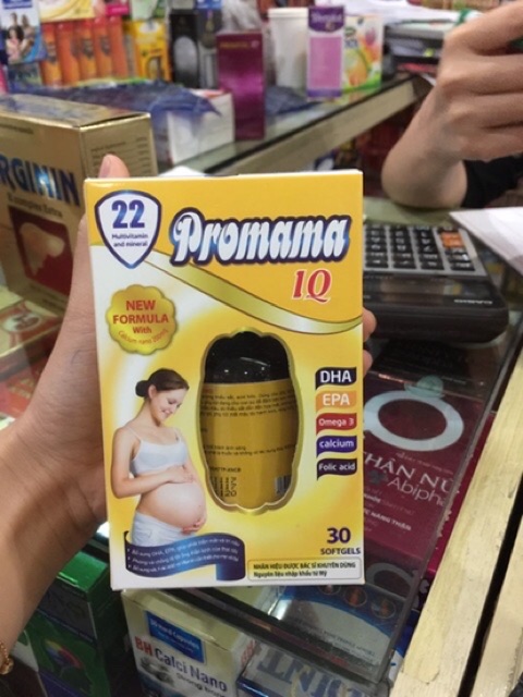 Promama IQ bổ sung vitamin cho bà bầu