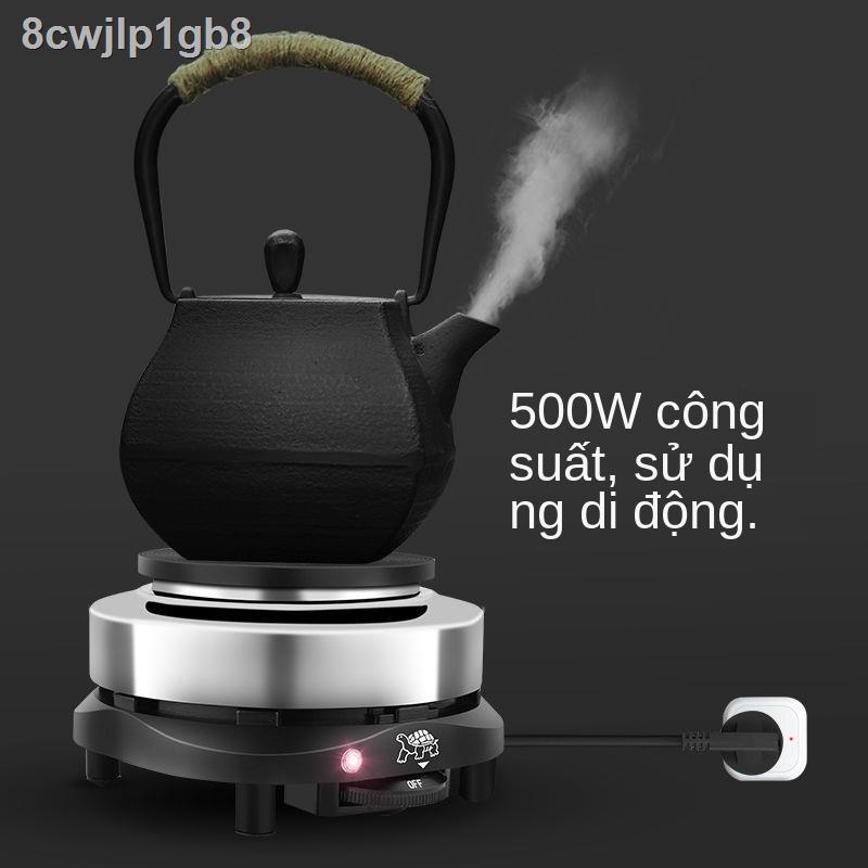 ✔☃✙Bếp điện 500W gia dụng, nhỏ, 5 mức điều chỉnh nhiệt độ, pha trà, cà phê, đun điện, giữ