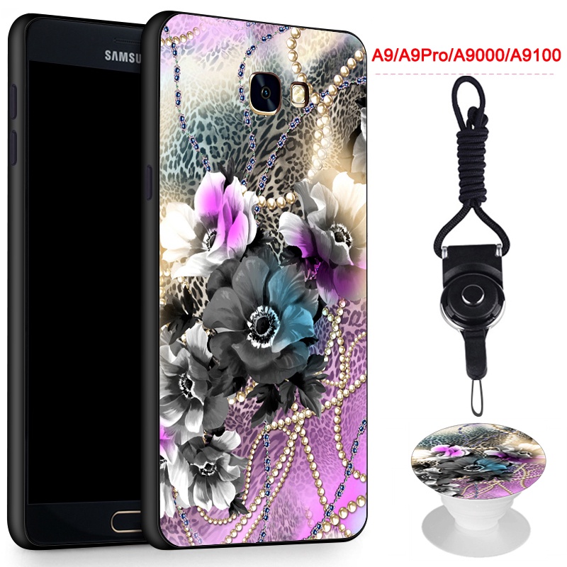 Mới Ốp Điện Thoại Silicon Mềm Có Dây Đeo Cho Samsung Galaxy A9 2016 / A9 Pro 2016 / A9000 / A9100