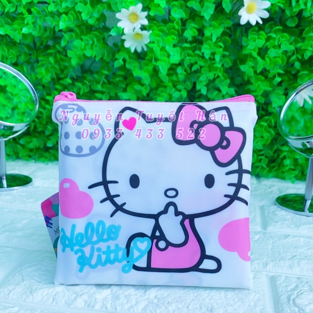 TÚI VẢI MUA SẮM HELLO KITTY - DORAEMON