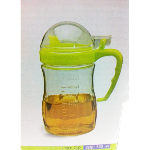 Bình Thủy Tinh Nắp Bật Đựng Dầu Ăn, Nước Mắm - 550ml, vịt dầu mắm thủy tinh 550ml