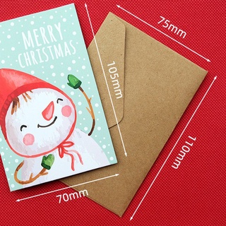 [Có bao thiệp] Thiệp Noel mini cao cấp dễ thương (TH62)
