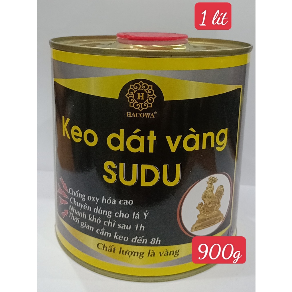 Keo dát vàng Sudu sáng bóng, phù hợp với các loại lá vàng,  đặc biệt khắc phục nhược điểm của lá Ý,chống oxy hóa cao