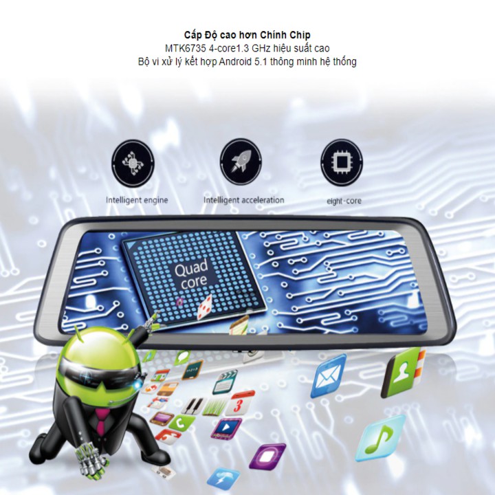 Camera hành trình cao cấp Whexune K950 tích hợp 4 camera, Android Wifi GPS, cảnh báo ADAS (Bảo hành điện tử 12 tháng) | BigBuy360 - bigbuy360.vn