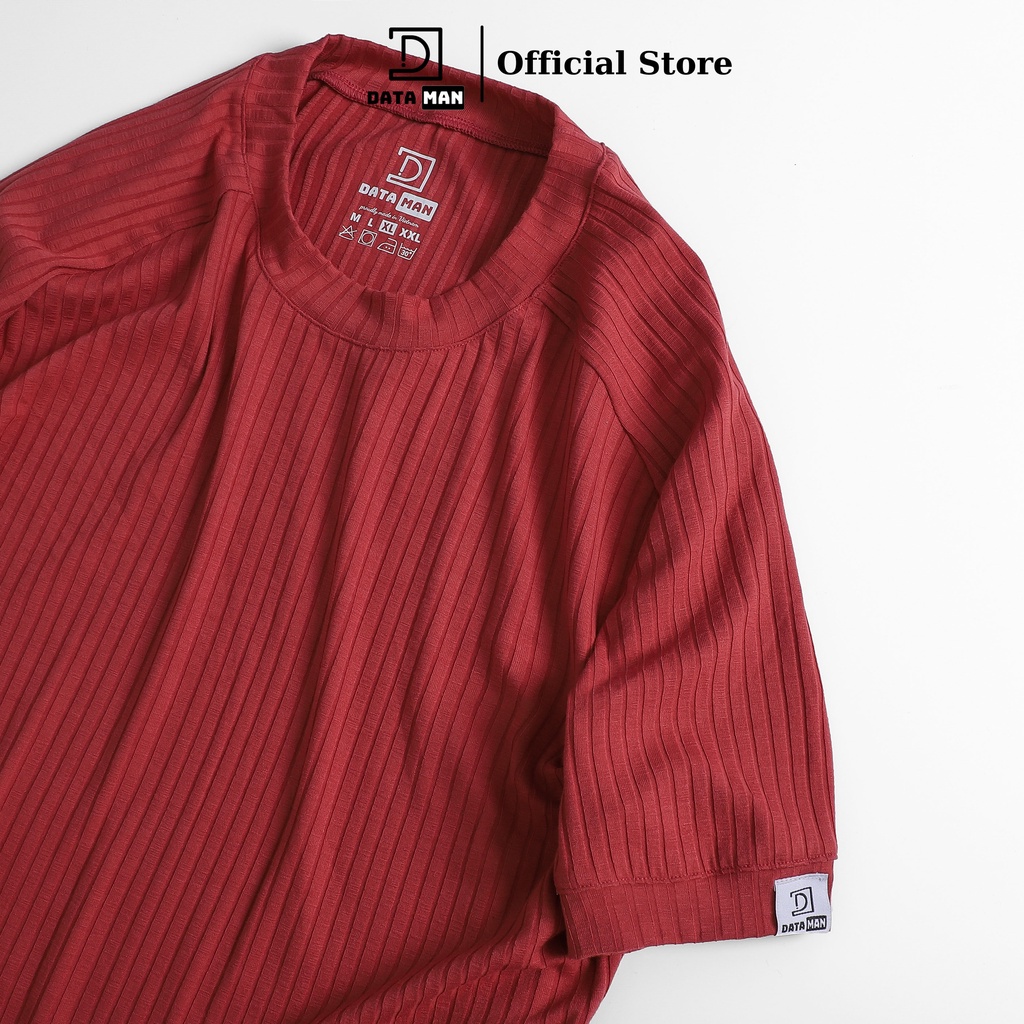 Áo thun nam 100% cotton DATAMAN, co giãn 4 chiều, thoáng mát, tay raglan trẻ trung - ATCT22-01